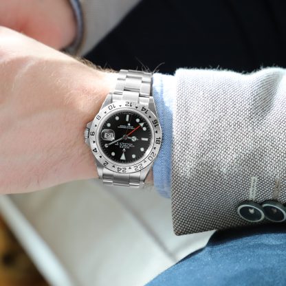 Rolex Explorer II 16570 Black Dial Mint Condition F-Series