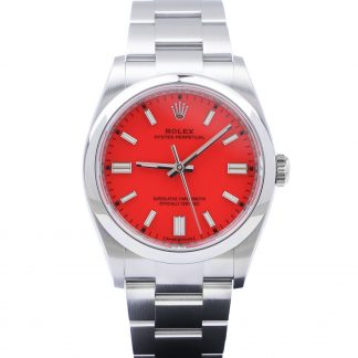 Rolex Oyster Perpetual 36 126000 Coral Red Dial Unworn 2021