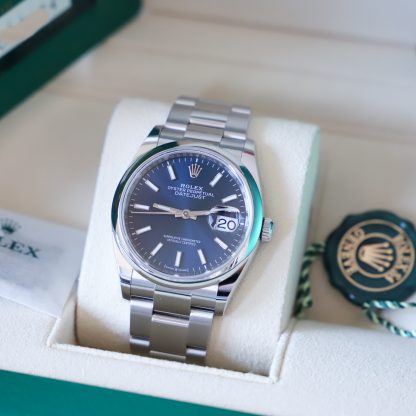 Rolex Datejust 36 126200 Oyster Blue Dial Fullset 2021