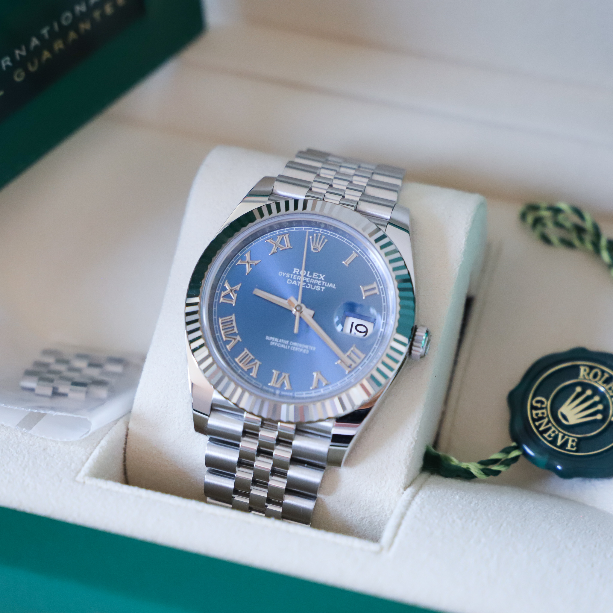 Datejust 41 azzurro blue hot sale