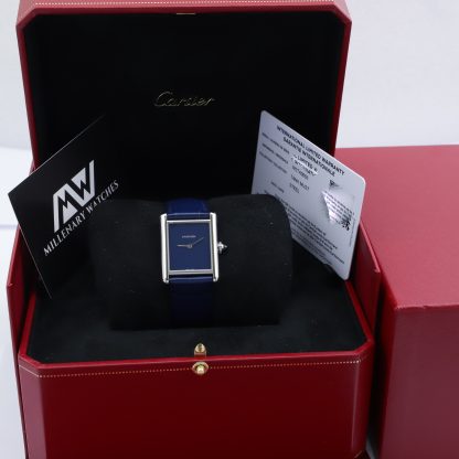 Cartier Tank Must Blue WSTA0055 Unworn 2021 Novelty