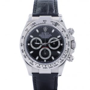 Rolex Daytona White Gold 116519 Black Dial - Millenary Watches