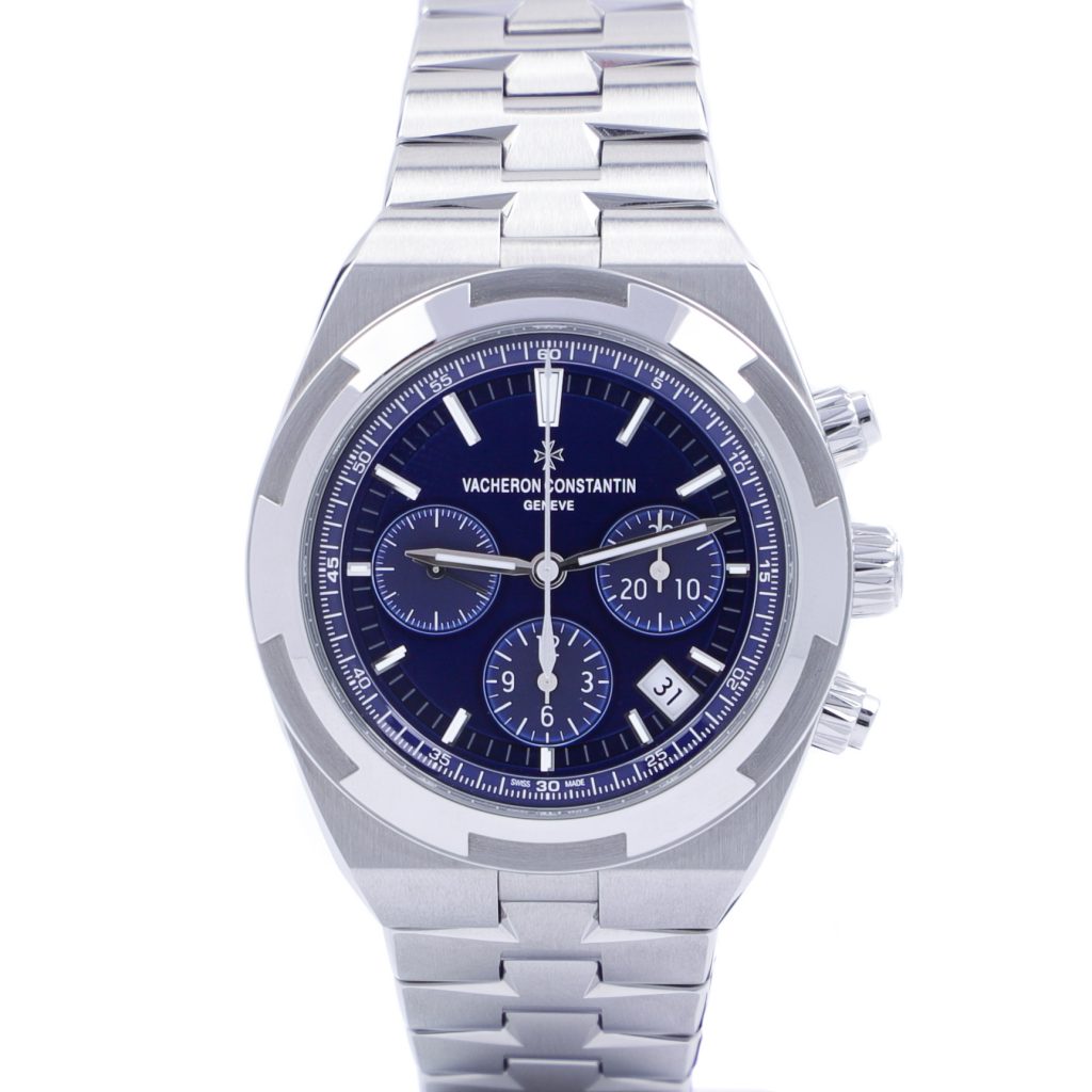 Vacheron Constantin Overseas Chronograph 5500V Blue Dial Fullset 2021 ...