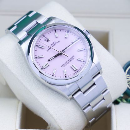 Rolex Oyster Perpetual 126000 Candy Pink Box & Papers 2020