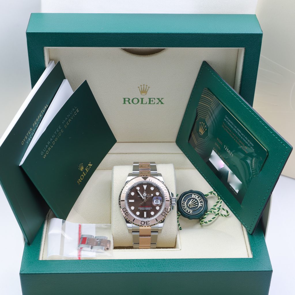 rolex yachtmaster brown