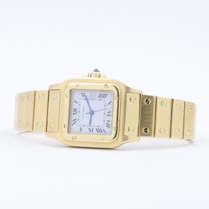 Cartier Santos Carrée 18k Yellow Gold Automatic Mens Size