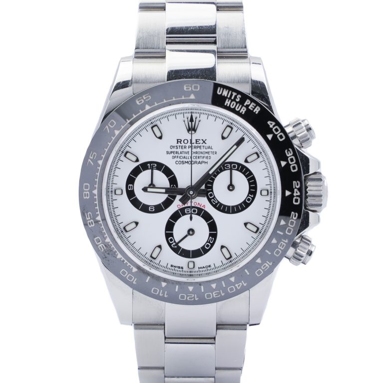 Rolex Daytona Ceramic Bezel White Dial 116500LN 2017 - Millenary Watches