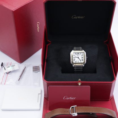 Cartier Santos De Cartier Medium Steel Yellow Gold W2SA0016 Fullset 2022