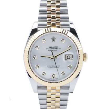 Rolex Datejust 41 126333 Mother of Pearl Diamond Dial Fullset 2022