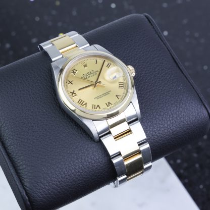 Rolex Datejust 36 16203 Fullset Champagne Dial Year 2000